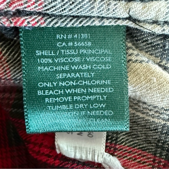 Lauren Ralph Lauren Red and Black Plaid Shirt‎ - Picture 4 of 5